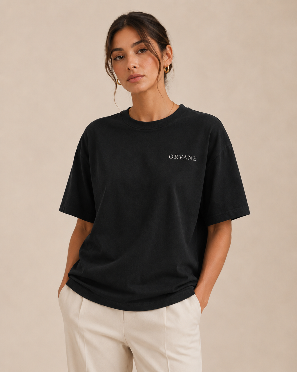 ORVANE Signature Heavyweight Tee — Black