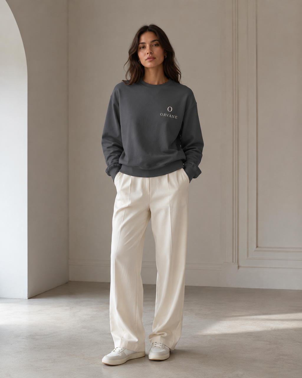 ORVANE Studio Crewneck — Pepper