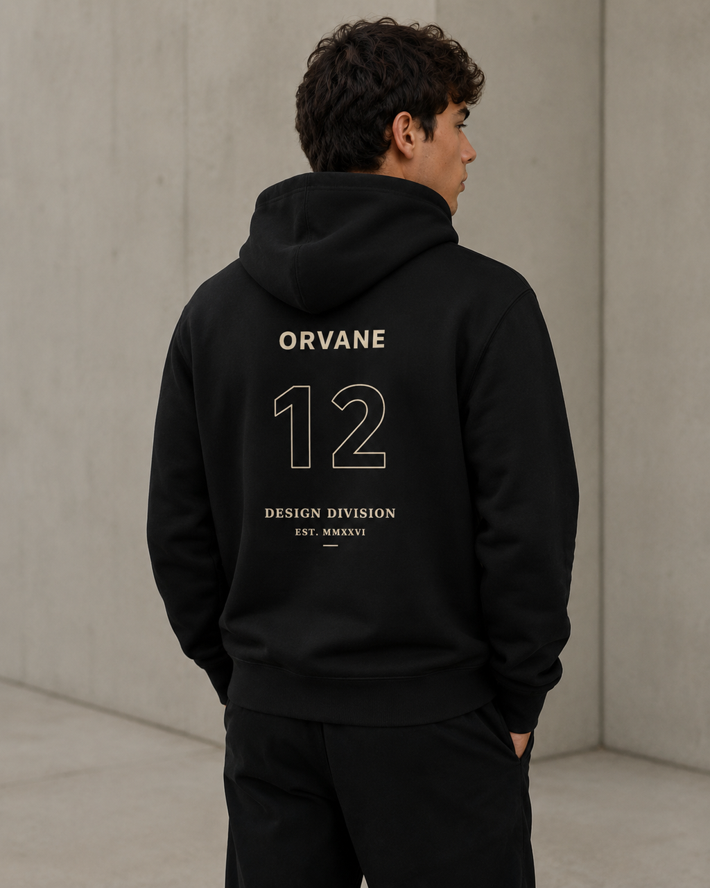 ORVANE Design Division Hoodie — Black