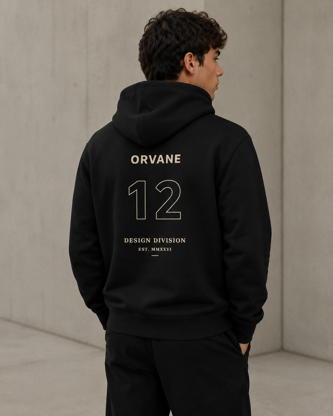 ORVANE Design Division Hoodie — Black