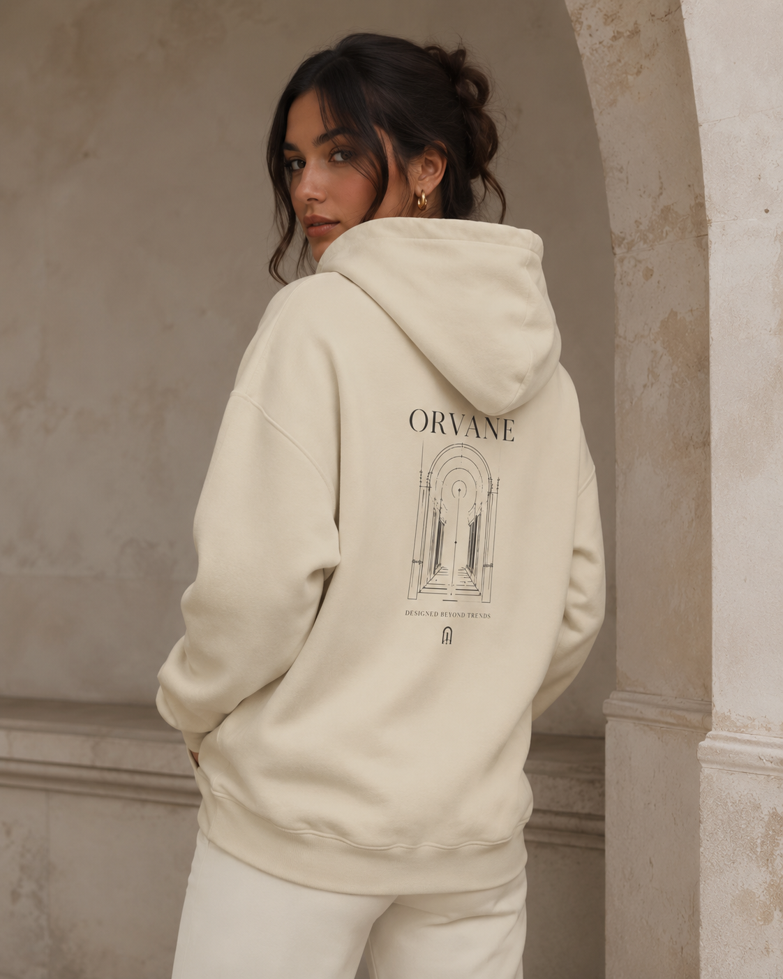 ORVANE Portal Hoodie — Sand